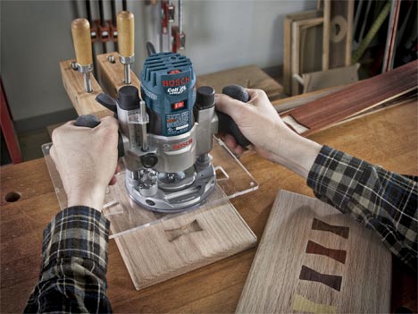 Bosch PR20EVSPK PR011 plunge- router