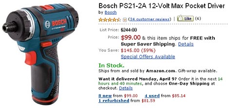 bosch ps21 hd