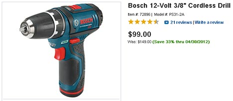 bosch ps31-2a hd
