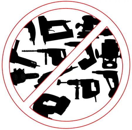 power tool ban