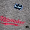 Milwaukee Heated Hoodie lit button