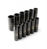 Craftsman 12 pc. Standard Impact Socket Set, 6 pt. Deep, 1/2 in. Drive