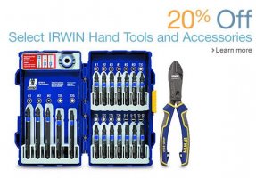 20% Off Select Irwin Hand Tools and Accessories at Amazon