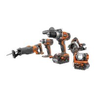 RIDGID 18-Volt X4 Hyper Lithium-Ion Cordless Combo Kit