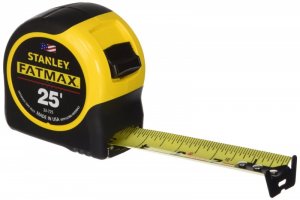 Stanley 33-725 25-Feet FatMax Tape Measure $10 @ Amazon