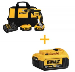 FREE BATTERY WITH DEWALT BRUSHLESS SCREWGUN KIT PURCHASE