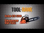 ECHO Timber Wolf CS590 Chainsaw Cut Test