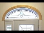 Curved trim layout